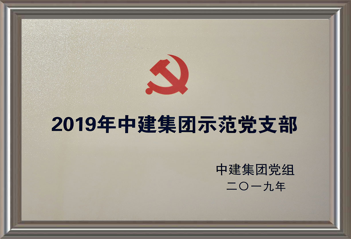 2019年中建集團(tuán)示范黨支部
